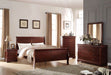 Acme Furniture - Louis Philippe Cherry 6 Piece Eastern King Bedroom Set - 23747EK-6SET - GreatFurnitureDeal