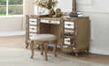 Acme Furniture - Orianne Antique Gold Vanity Desk - 23797