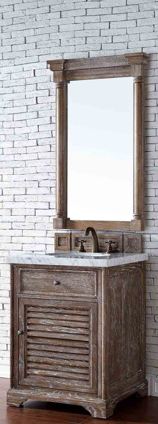 James Martin Furniture - Savannah 26" Single Vanity Cabinet, Driftwood - 238-104-V26-DRF - GreatFurnitureDeal