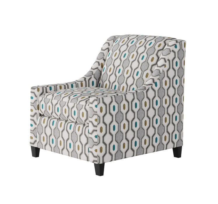Southern Home Furnishings - Max Pepper Accent Chair in Multi - 552 Armstong Pool