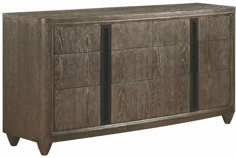 ART Furniture - Geode Warm Kona Topaz Dresser and Citrine Mirror - 238130-238120-2303 - GreatFurnitureDeal
