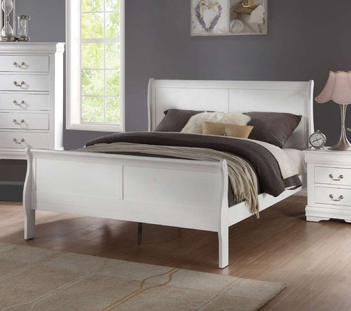 Acme Furniture - Louis Philippe White Eastern King Bed - 23827EK