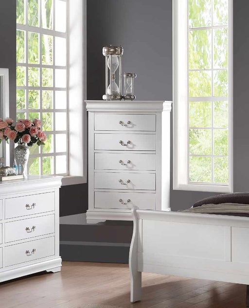 Acme Furniture - Louis Philippe White Chest - 23836 - GreatFurnitureDeal