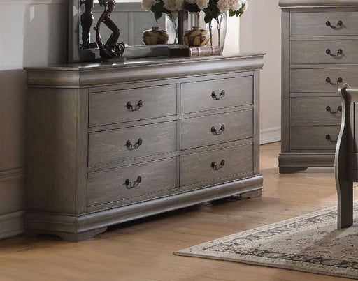 Acme Furniture - Louis Philippe Antique Gray Dresser - 23865 - GreatFurnitureDeal