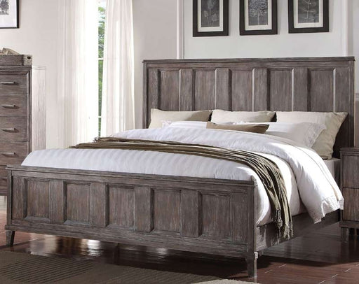 Acme Furniture - Bayonne Burnt Oak Eastern King Panel Bed - 23887EK - GreatFurnitureDeal