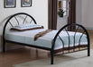 Coaster Furniture - Rack em up Black Twin Metal Bed - 2389B
