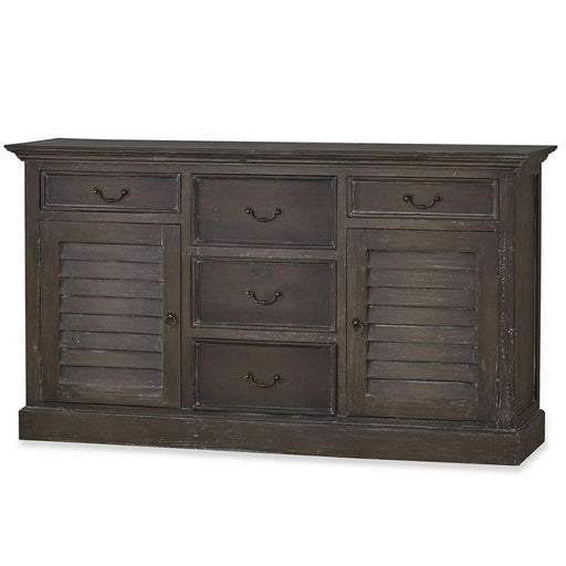 Bramble - Shutter Chest w- 5 Drawers - BR-23932BRS - GreatFurnitureDeal