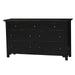 Bramble - Aries 7 Drawer Dresser - Black Distressed - 23964BHD