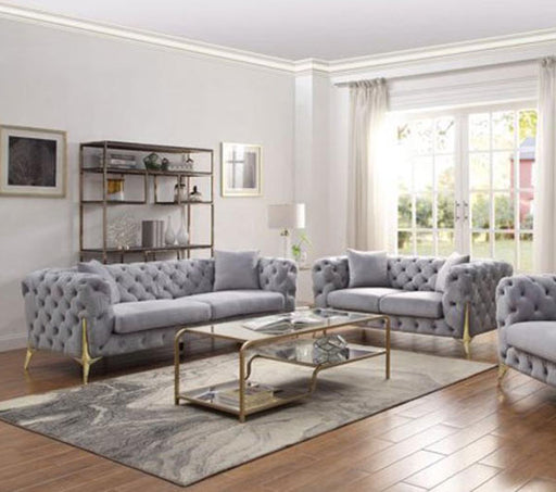 Acme Furniture - Jelanea 2 Piece Living Room Set in Gray - 56115-16 - GreatFurnitureDeal