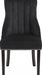 Meridian Furniture - Oxford Velvet Dining Chair in Black (Set of 2) - 721Black-C - GreatFurnitureDeal