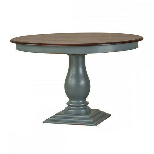 Bramble - Whitehall Pedestal Dining Table in Multi Color - 24045 - GreatFurnitureDeal
