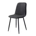 GFD Home - PJ--SEAT-- Dining chair, PU, BLK - GreatFurnitureDeal