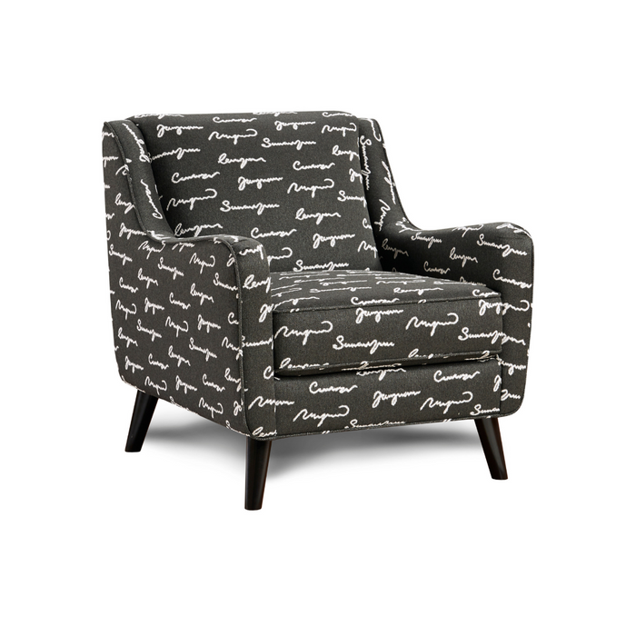 Southern Home Furnishings - Shadowfax Dove Accent Chair in Grey - 240 Poetry Iron - GreatFurnitureDeal