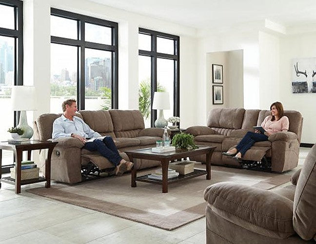 Catnapper - Reyes 3 Piece Reclining Living Room Set in Portabella - 2401-2409-24002-Portabella - GreatFurnitureDeal
