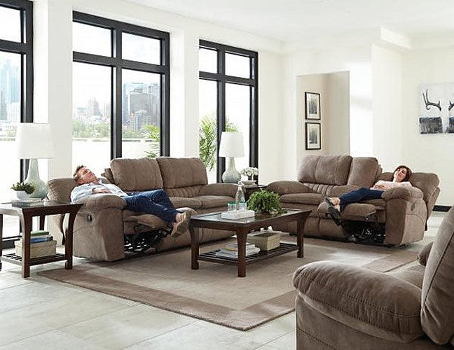 Catnapper - Reyes 3 Piece Reclining Living Room Set in Portabella - 2401-2409-24002-Portabella - GreatFurnitureDeal