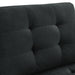 GFD Home - U shape Modular Sectional Sofa，DIY Combination，includes Four Single Chair and Two Corner，Black Velvet. - GreatFurnitureDeal