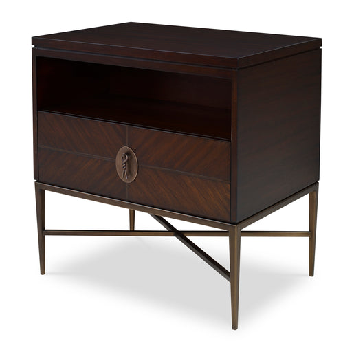Ambella Home Collection - Longwood Nightstand in Walnut - 24110-230-002