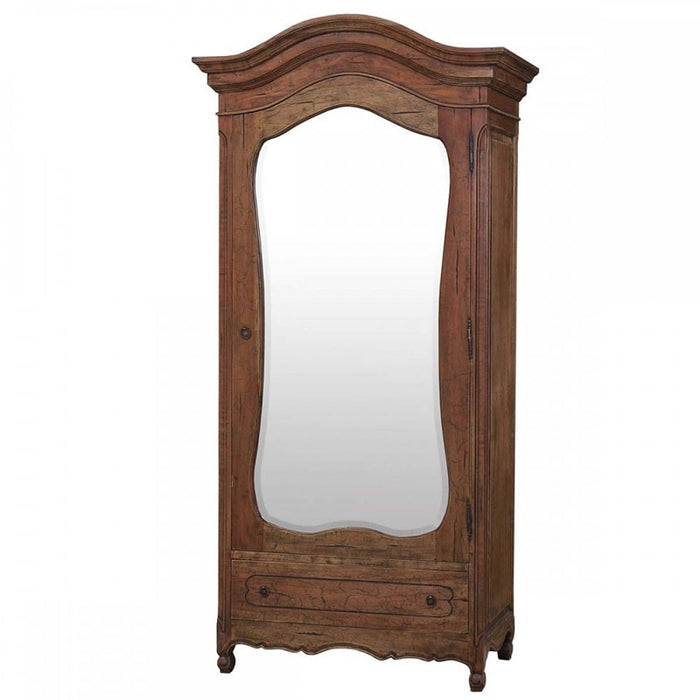 Bramble - Provence Mirror Wardrobe in Multi Color - 24173