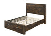 Acme Furniture - Elettra 6 Piece Eastern King Bedroom Set in Rustic Walnut - 24197EK-6SET - GreatFurnitureDeal