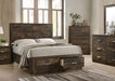 Acme Furniture - Elettra 6 Piece Queen Bedroom Set in Rustic Walnut - 24200Q-6SET - GreatFurnitureDeal