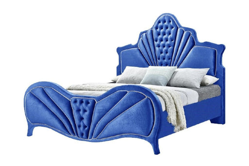 Acme Furniture - Dante Queen Bed in Blue - 24220Q - GreatFurnitureDeal