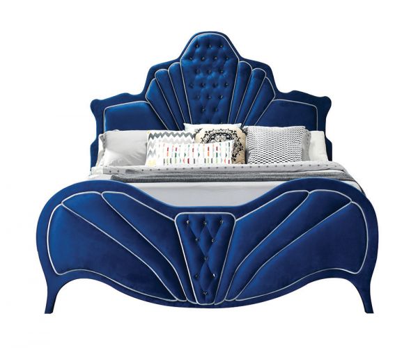 Acme Furniture - Dante 5 Piece Queen Bedroom Set In Blue - 24220Q-5SET