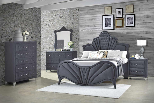 Acme Furniture - Dante 6 Piece Eastern King Bedroom Set In Gray - 24227EK-6SET - GreatFurnitureDeal