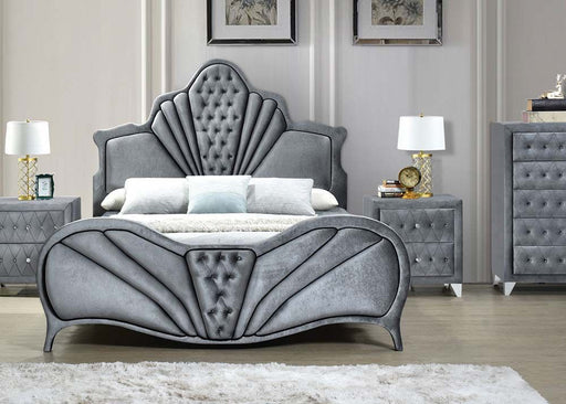 Acme Furniture - Dante Queen Bed in Gray - 24230Q - GreatFurnitureDeal