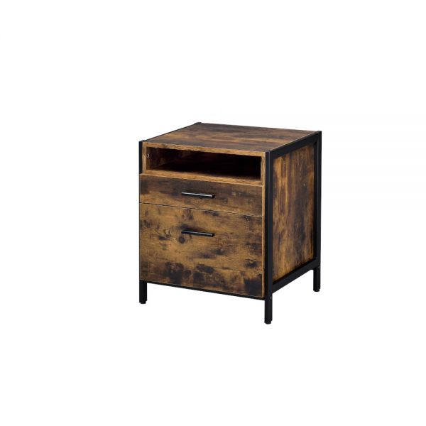 Acme Furniture - Juvanth 3 Piece Eastern King W-Storage Bedroom Set in Oak & Black - 24257EK-3SET