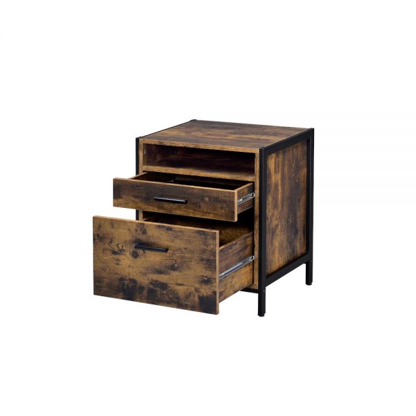 Acme Furniture - Juvanth 6 Piece Queen W-Storage Bedroom Set in Oak & Black - 24260Q-6SET