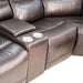 Timo Top Grain Leather Modular Power Sectional Sofa | Adjustable Headrest | Cross Stitching - GreatFurnitureDeal