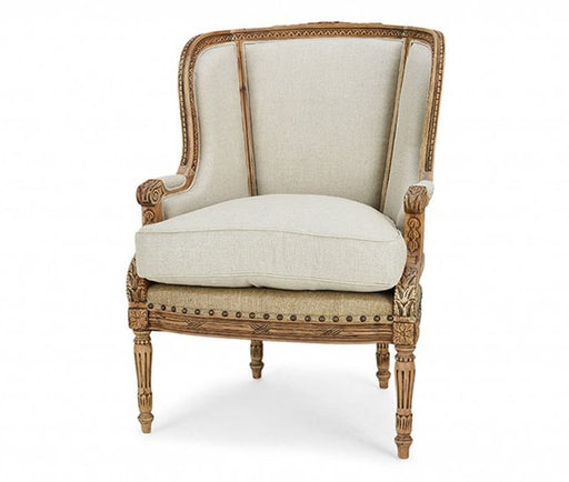 Bramble - French Wing Chair - Drift Wood - 24379DRWFM98 - GreatFurnitureDeal