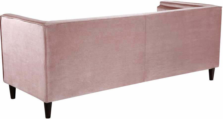 Meridian Furniture - Taylor Velvet Loveseat in Pink - 642Pink-L - GreatFurnitureDeal