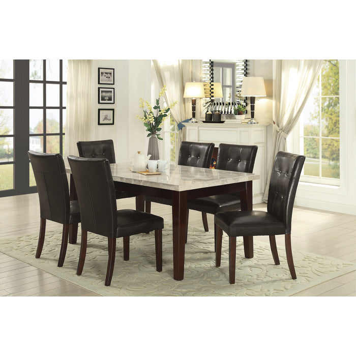 Homelegance - Decatur Dining Table Marble Top - 2456-64WM - GreatFurnitureDeal