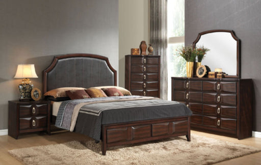 Acme Furniture - Lancaster 5 Piece Bedroom Eastern King Bed Set in Espresso - 24567EK-5SET - GreatFurnitureDeal