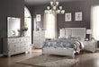 Acme Furniture - Voeville II Platinum PU & Platinum 6 Piece Eastern King Bedroom Set - 24827EK-6SET