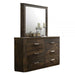 Acme Furniture - Elettra 5 Piece Queen Bedroom Set In Walnut - 24850Q-5SET - GreatFurnitureDeal