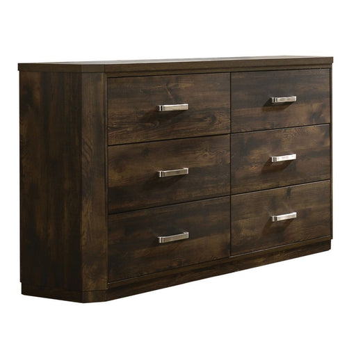 Acme Furniture - Elettra Dresser in Rustic Walnut - 24855 - GreatFurnitureDeal
