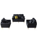 GFD Home - Sectional Sofa, 2 Piece Single Chair And Loveseat Sofa, Stylish And Modern Design, Perfect For Living Room Furniture Armrest Sofa - GreatFurnitureDeal
