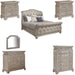 ART Furniture - Summer Creek 6 Piece King Bedroom Set in Scrubbed Oak - 251126-1303-6SET - GreatFurnitureDeal