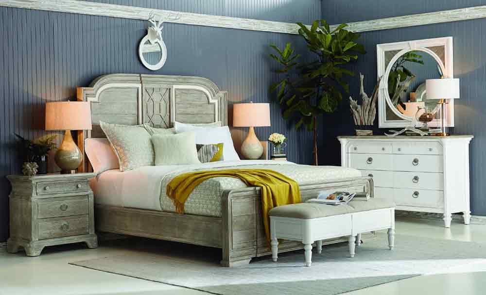 ART Furniture - Summer Creek 6 Piece Queen Bedroom Set in Scrubbed Oak - 251125-1303-6SET