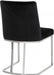 Meridian Furniture - Heidi Velvet Dining Chair in Black (Set of 2) - 728Black-C - GreatFurnitureDeal