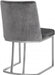 Meridian Furniture - Heidi Velvet Dining Chair in Grey (Set of 2) - 728Grey-C - GreatFurnitureDeal