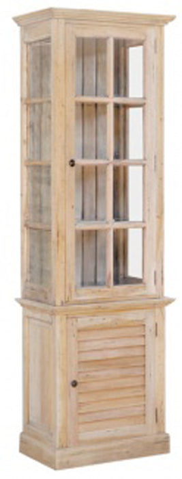 Bramble - Cottage Tall Cabinet with Glass - 25402