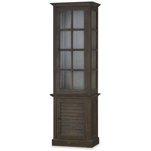 Bramble - Cottage Tall Cabinet w-Glass - BR-25402BRS - GreatFurnitureDeal