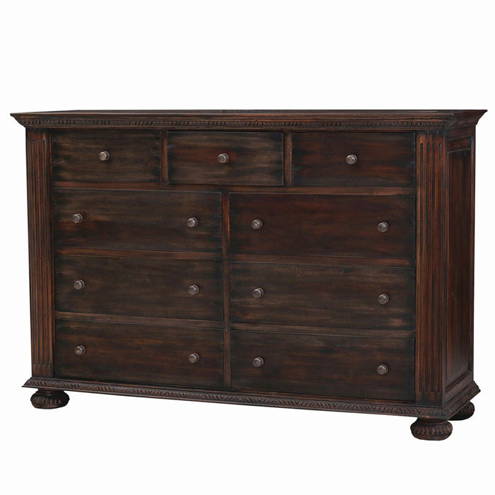 Bramble - Charleston 9 Drawer Dresser - Vintage Black - 25447VDK