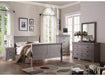 Acme Furniture - Louis Philippe IIi 3 Piece Eastern King Bedroom Set in Antique Grey - 25497EK-3SET - GreatFurnitureDeal