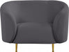 Meridian Furniture - Lavilla 3 Piece Living Room Set in Grey - 611Grey-S-3SET - GreatFurnitureDeal