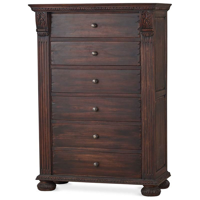 Bramble - Charleston Tall Boy Dresser - Vintage Black - 25595VDK