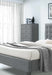 Acme Furniture - Saveria 2-Tone Gray PU Chest - 25666
